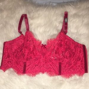 Victoria’s Secret unlined Velvet detail Wicked Bra
